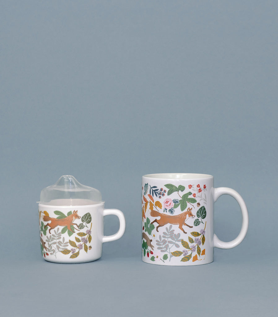 Woodland Sippy Cup and Toddler Mug With Removable Lid 