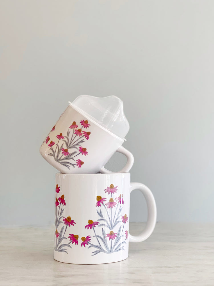 
                
                    Load image into Gallery viewer, Coneflower Mama &amp;amp; Me Cup Set
                
            