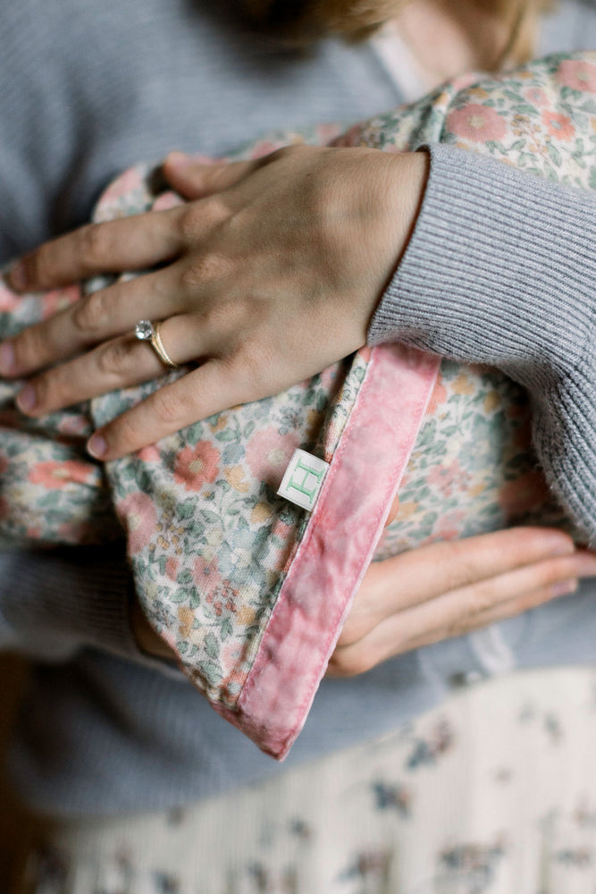 Lucie Floral Cotton Muslin Blanket