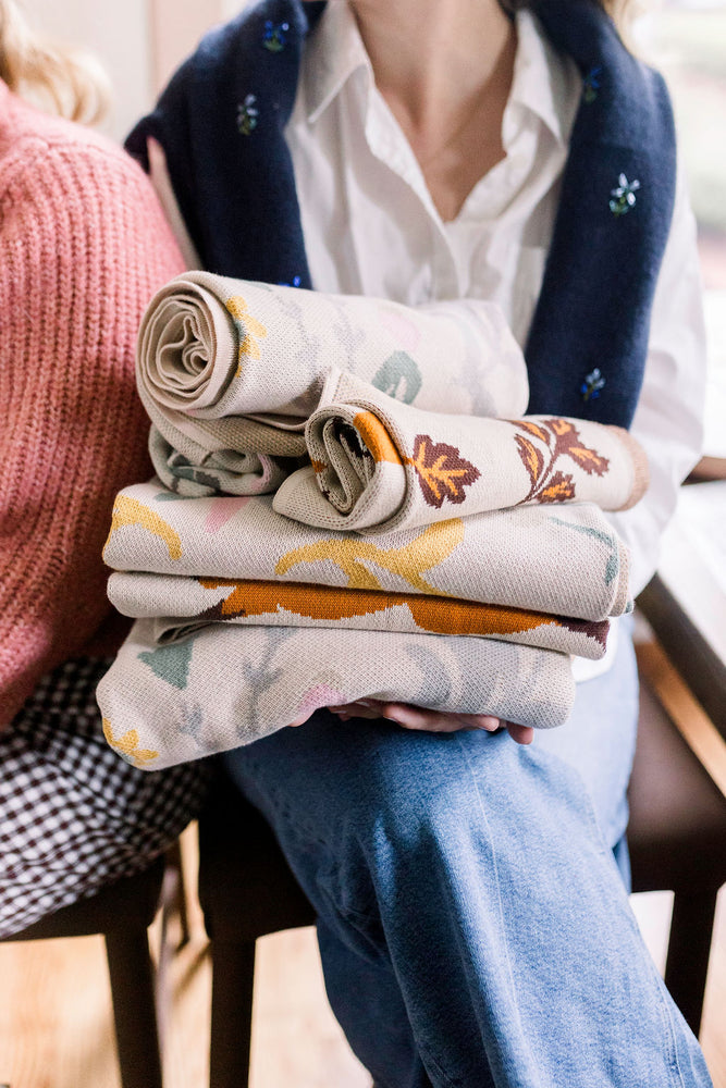 Sun Bunny Cotton Knit Blanket