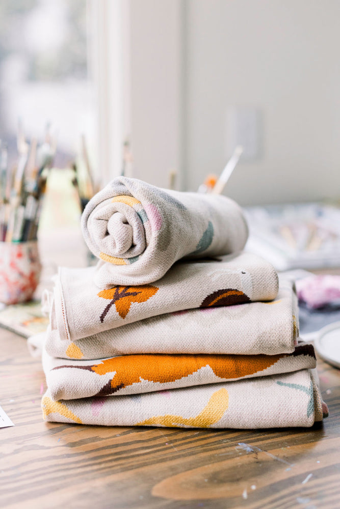 Sun Bunny Cotton Knit Blanket