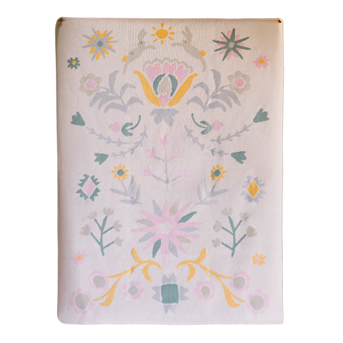 Sun Bunny Cotton Knit Blanket