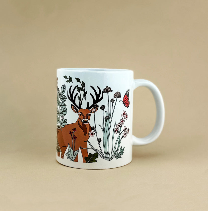 Mountain Animal Ceramic Mug