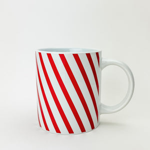 Peppermint Stripe Ceramic Mug