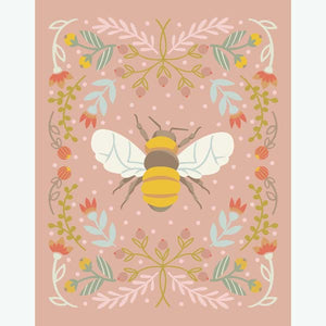 Bee in pink