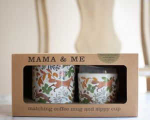 Woodland Sippy Cup and Toddler Mug With Removable Lid 