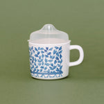 Blue and White Sippy Cup