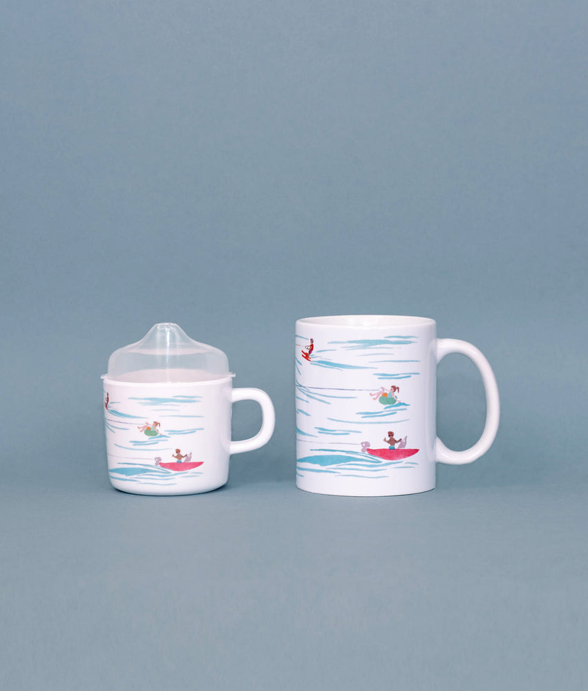 Water Skiers Two of a Kind Cup Set