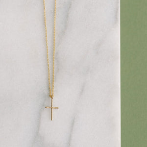 
                
                    Load image into Gallery viewer, Mama &amp;amp; Me Cross Necklace Set
                
            