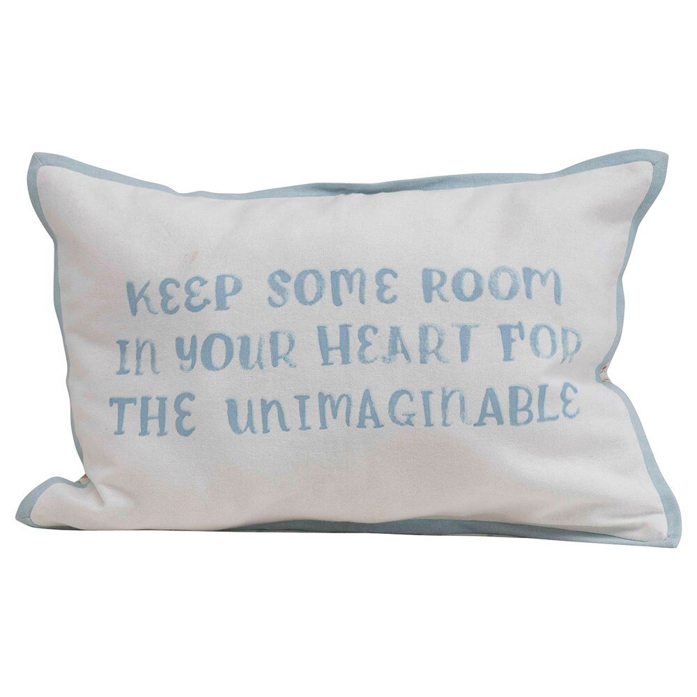 
                
                    Load image into Gallery viewer, Helmsie x Creative Co-Op Hand Lettered Pillow
                
            