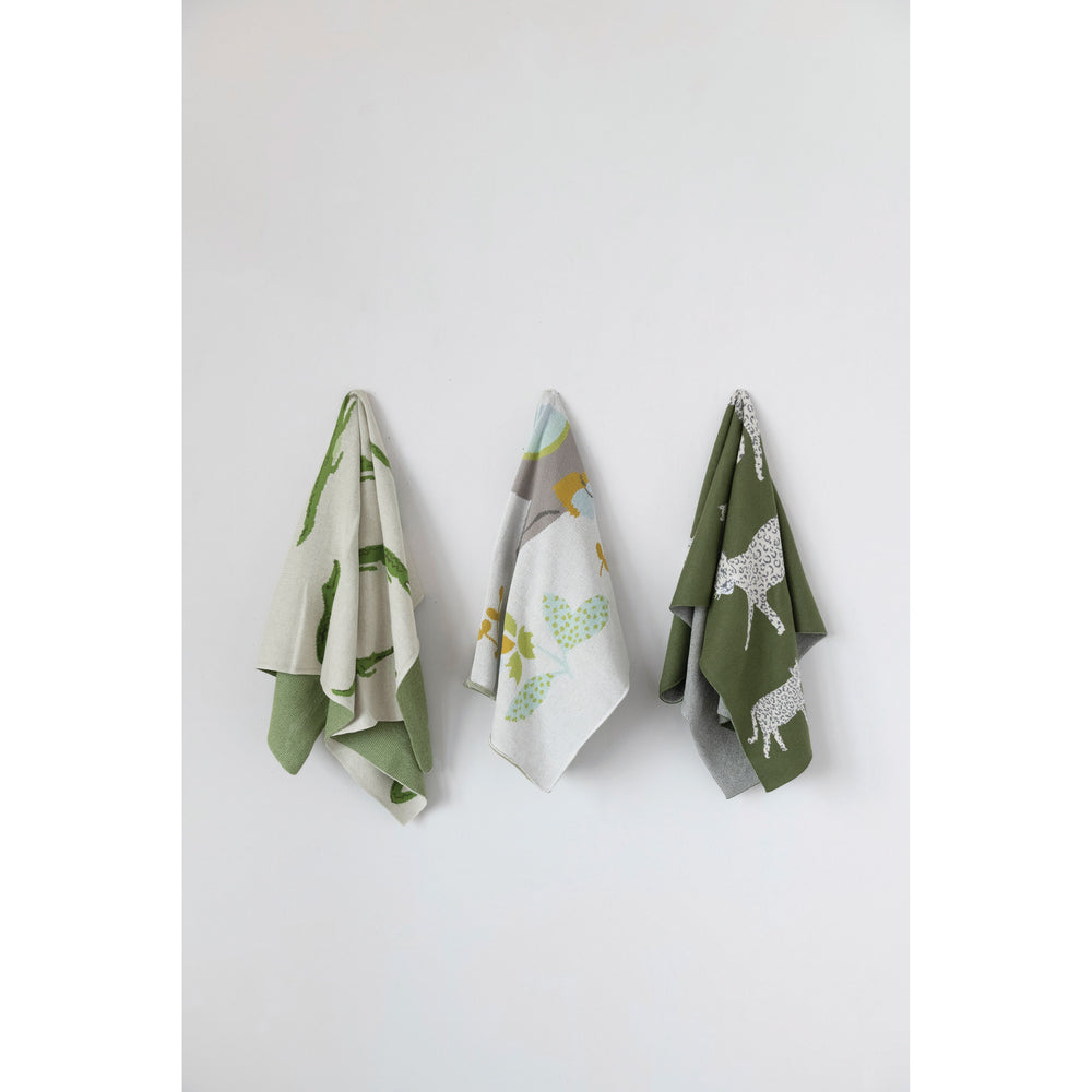 
                
                    Load image into Gallery viewer, Alligator Baby Knit Blanket - Helmsie x CCO 2022
                
            