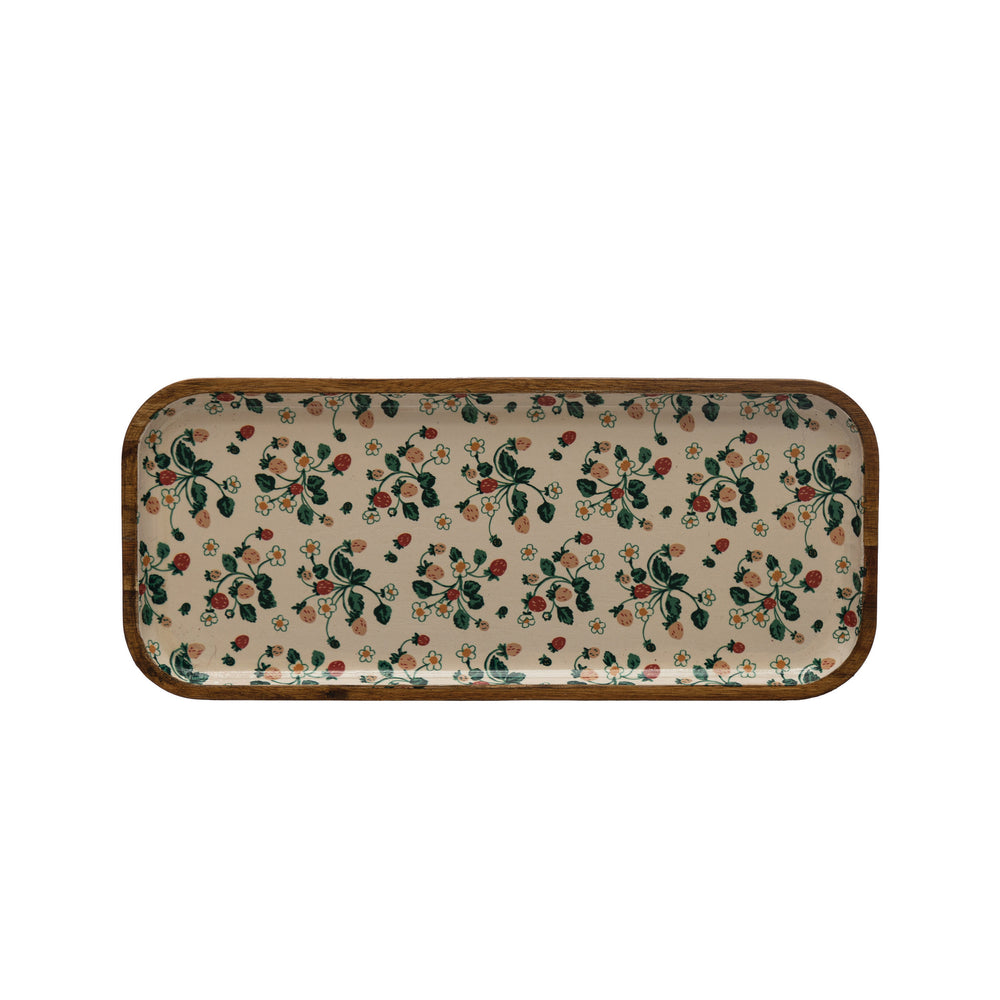 
                
                    Load image into Gallery viewer, Strawberry Acacia Wood Tray
                
            